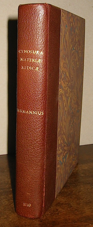 Hermann Paul Cynosura materiae medicae, seu brevis ac sucinta methodus notitiam simplicium medicamentorum comparandi... 1710 Argentorati
